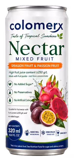Colomerx Dragon Fruit & Passion Fruit nectar